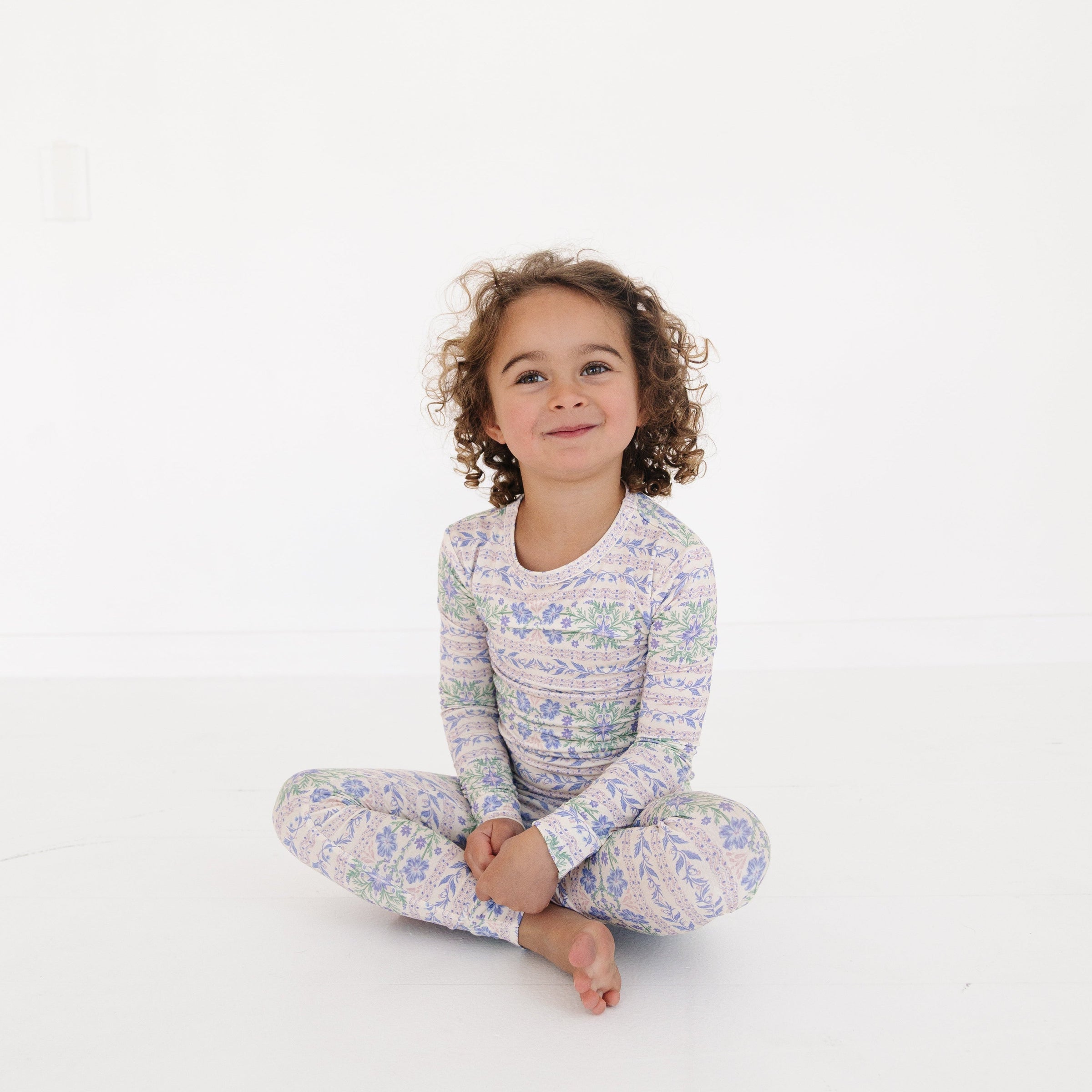 Spring Cascade Bamboo Toddler Pajama Set - BIG FRENCHIES