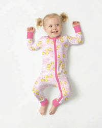 Softball Cherry Mom And Girl Matching Bamboo Convertible Zippy