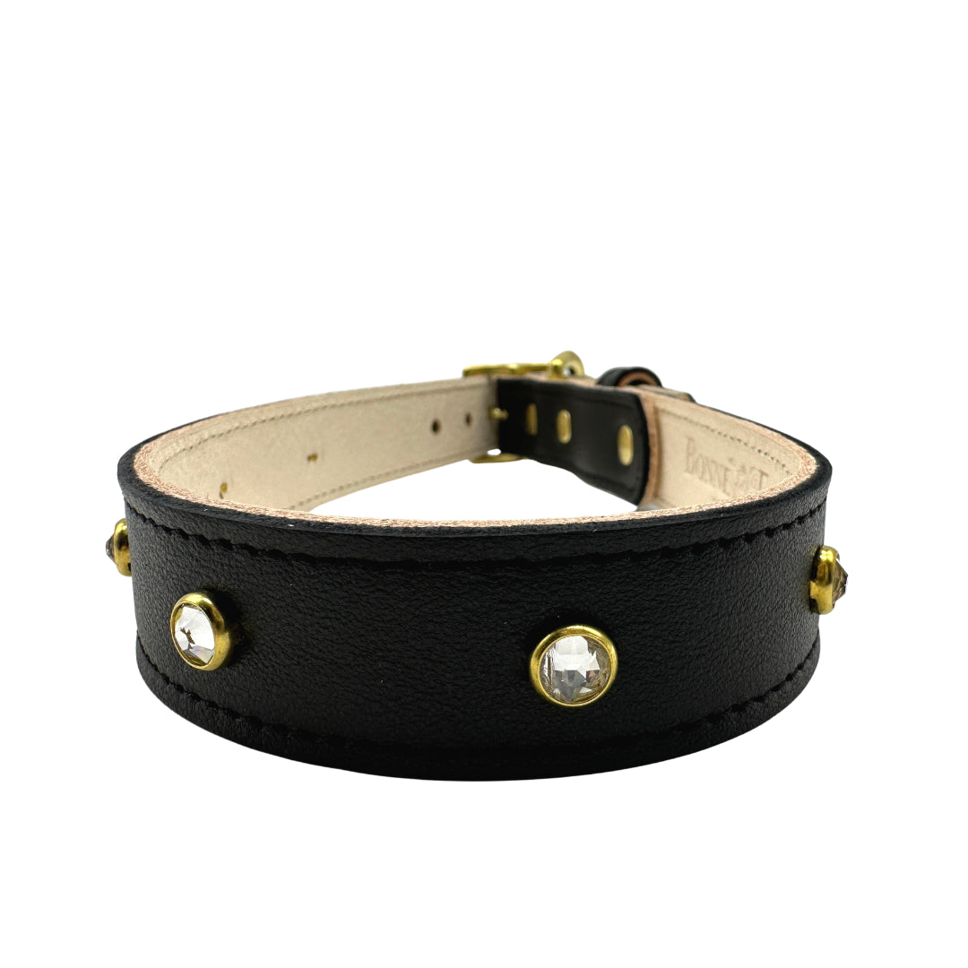 Plain Leather Dog Collar - BIG FRENCHIES