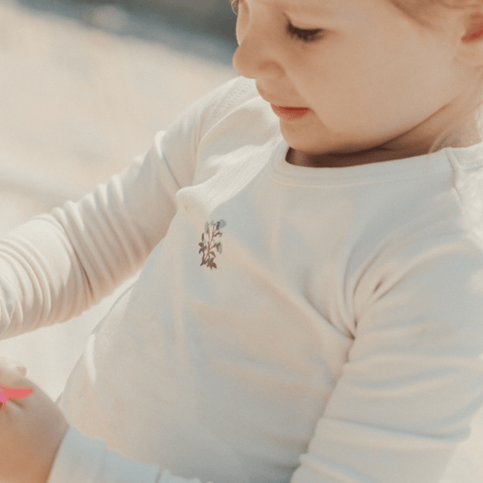 The Printed Romper - Zara Embroider Blue