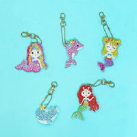 Adorable Keychains Diamond Art Kit – Mermaid (Set of 15) - BIG FRENCHIES
