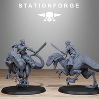 3D Printed GrimGuard Jungle Raptors by Stationforge Miniatures