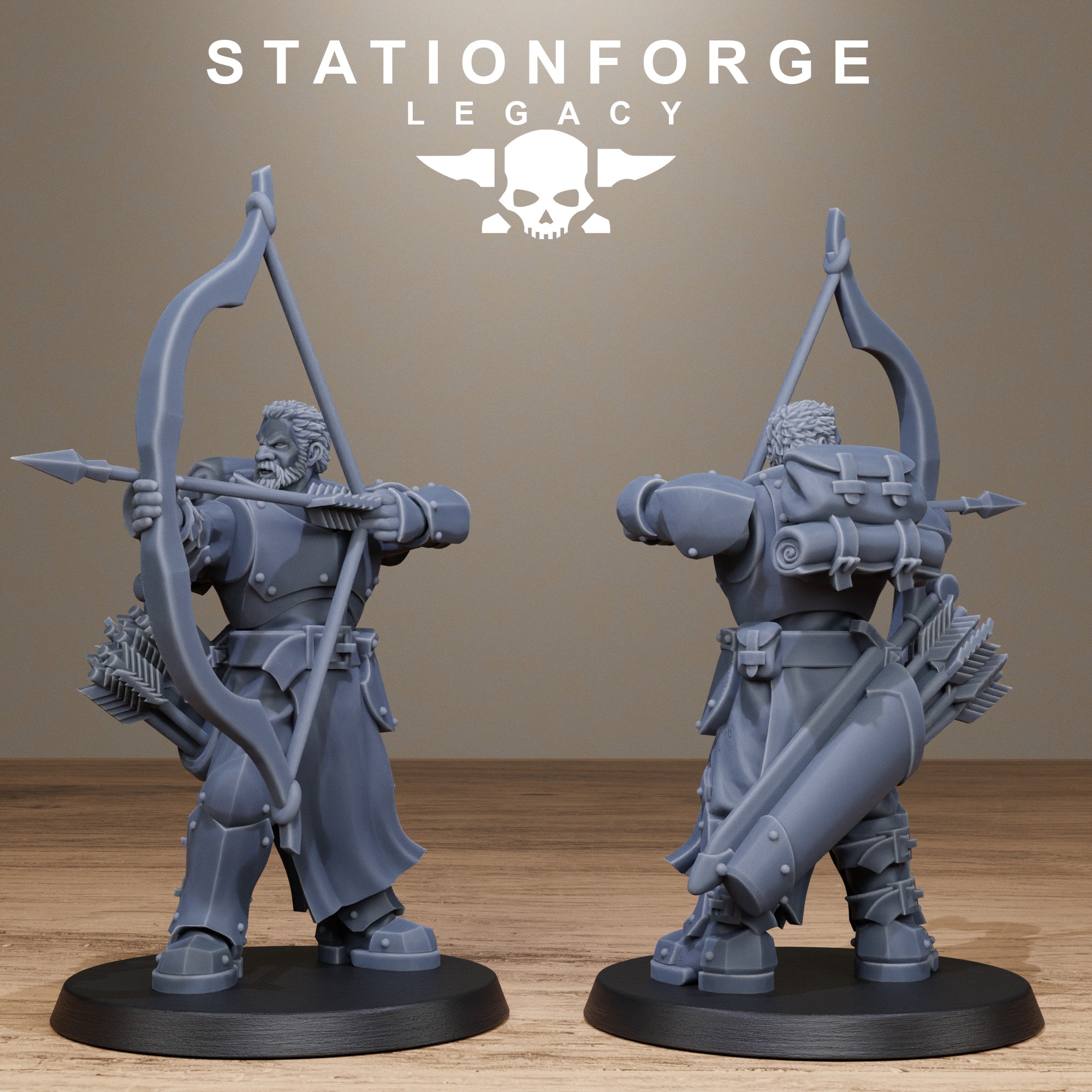 3D Printed Solaris Archers by Stationforge Miniatures
