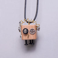 DIY Timberbot Kit – Build 2 Wooden Robots, Make Keychains & Necklaces - BIG FRENCHIES