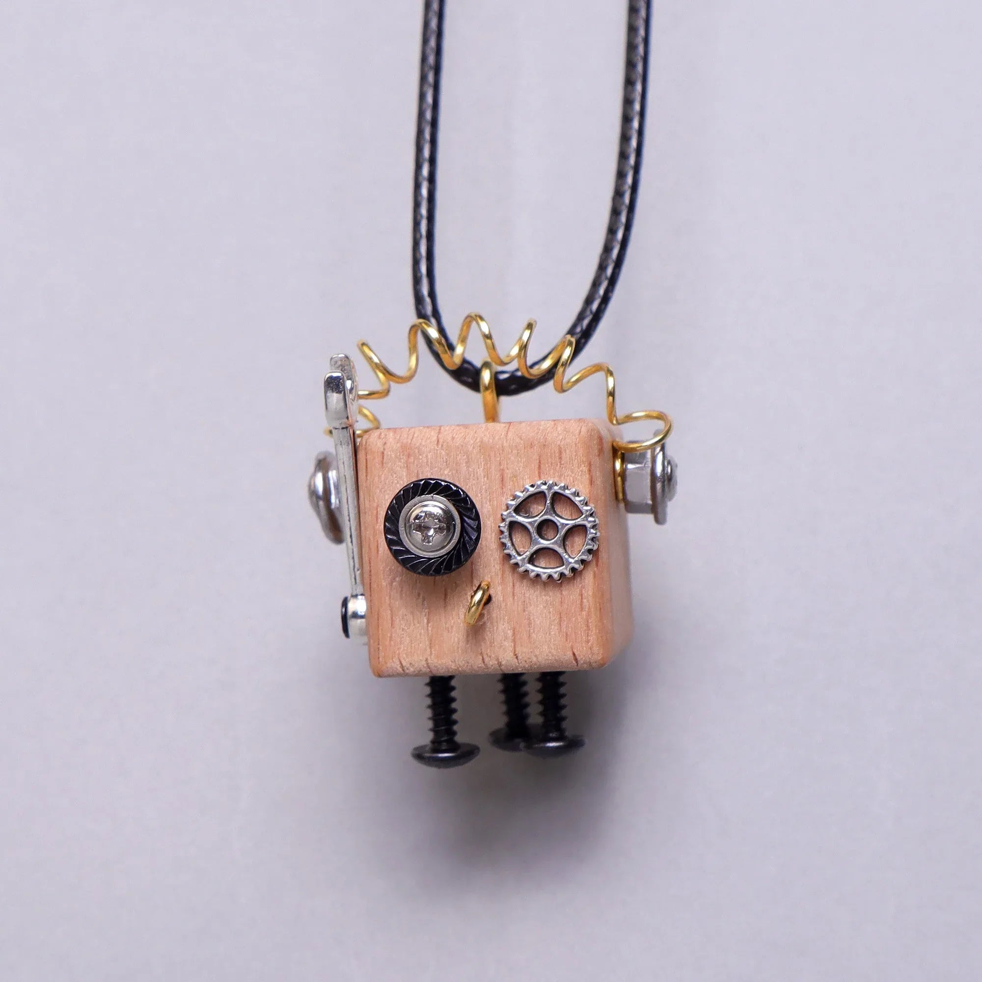 DIY Timberbot Kit – Build 2 Wooden Robots, Make Keychains & Necklaces - BIG FRENCHIES