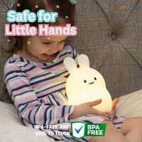 LumiPets® Baxter the Bunny- Children's Touch Night Light - BIG FRENCHIES