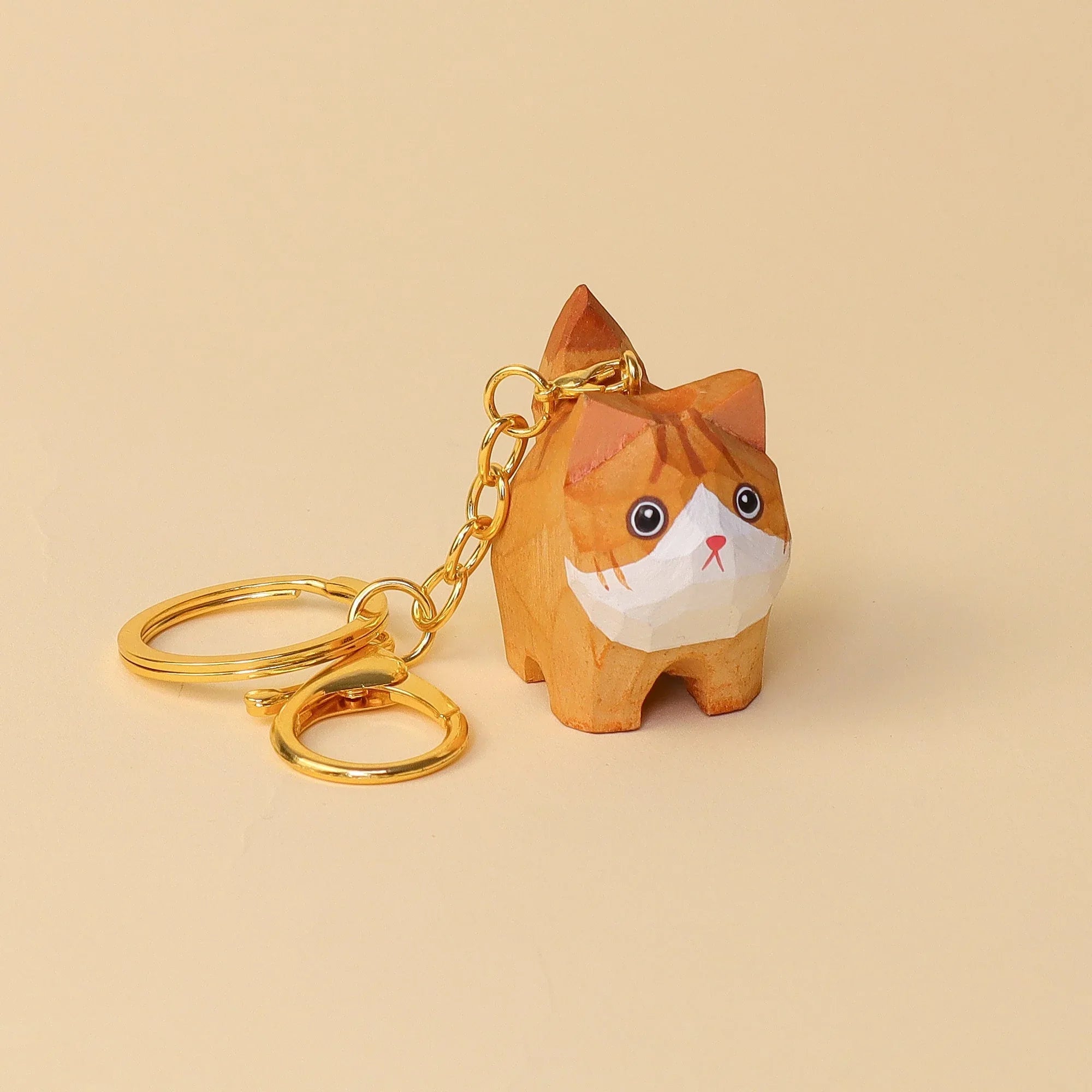Hand-Carved Cat Painting Kit – Paint Two Cats, Create a Keychain - BIG FRENCHIES