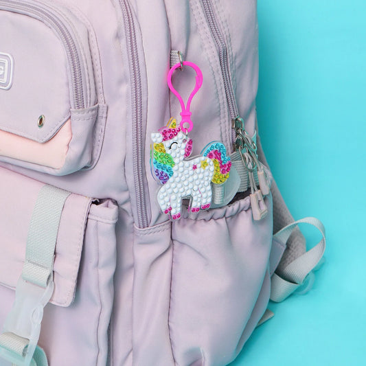 Adorable Keychains Diamond Art Kit – Unicorn (Set of 15) - BIG FRENCHIES