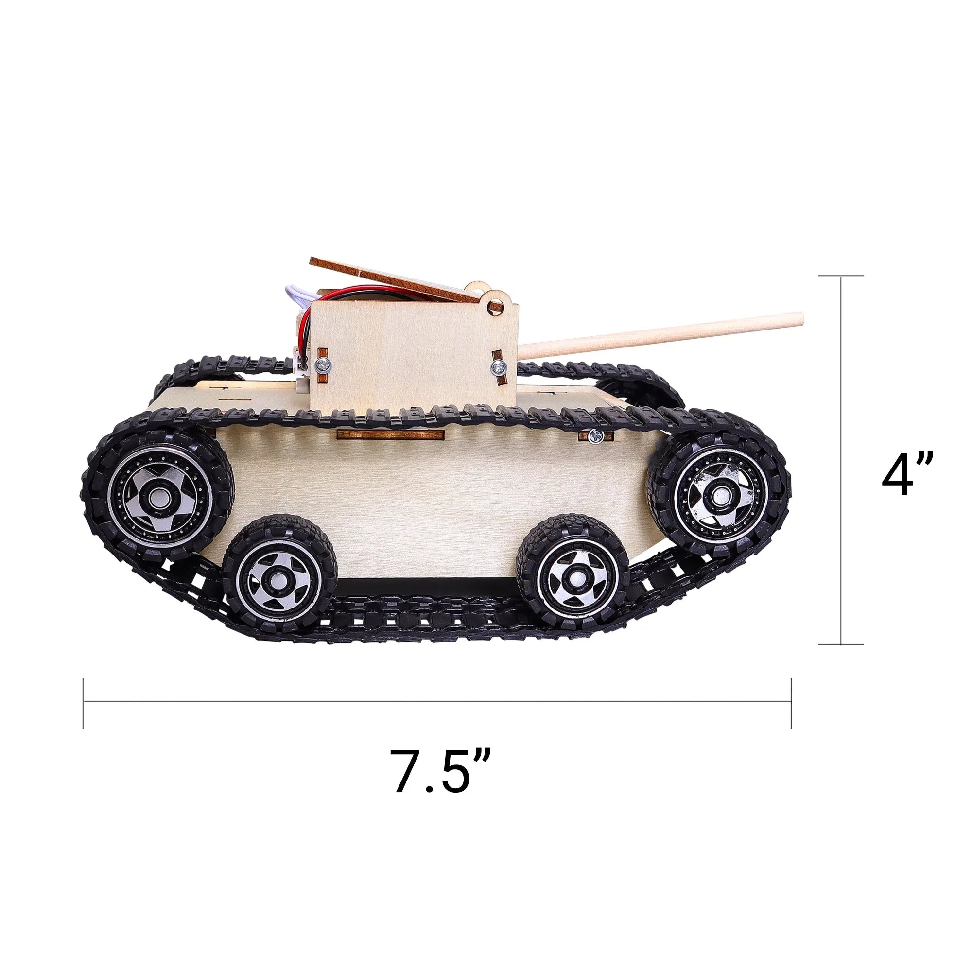 Remote-Controlled Tank DIY Kit, Educational STEM Toy - BIG FRENCHIES