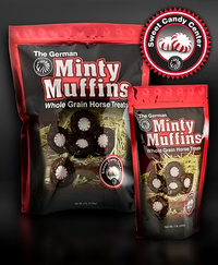 The German Minty Muffins 1lb Horse Treats All-Natural Sweet Mint Molasses Ziplock