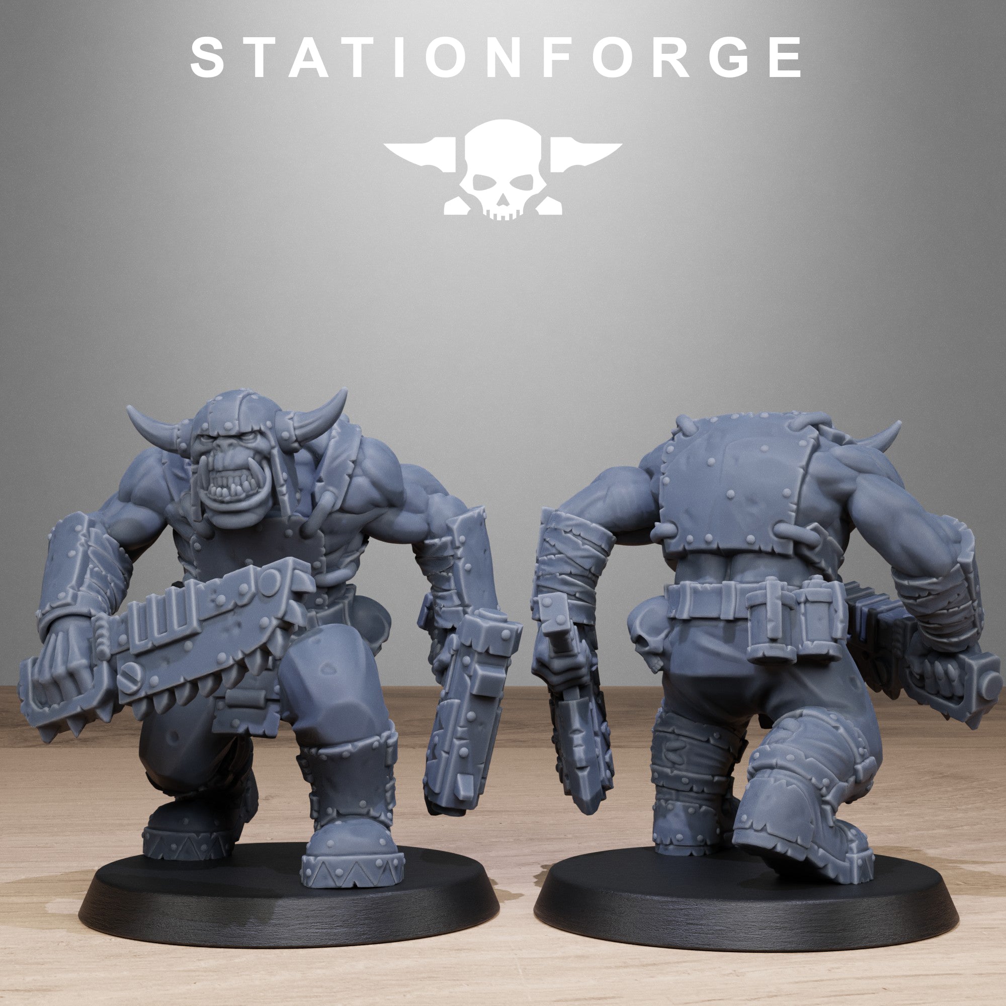 3D Printed Orkaz Bros Infantry by StationForge Miniatures