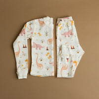 Rose Dino Family Organic Cotton Pajamas Made in USA - BIG FRENCHIES