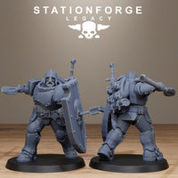 3D Printed Solaris Spearmen by Stationforge Miniatures
