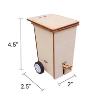 Build & Paint Mini Trash Cans (Set of 2) – Fun Desk Décor & Craft Project - BIG FRENCHIES