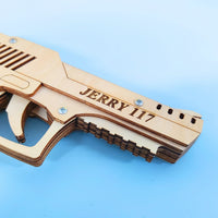 DIY Kit Rubber Band Launcher, Fun Wooden Craft and STEM Toy - BIG FRENCHIES