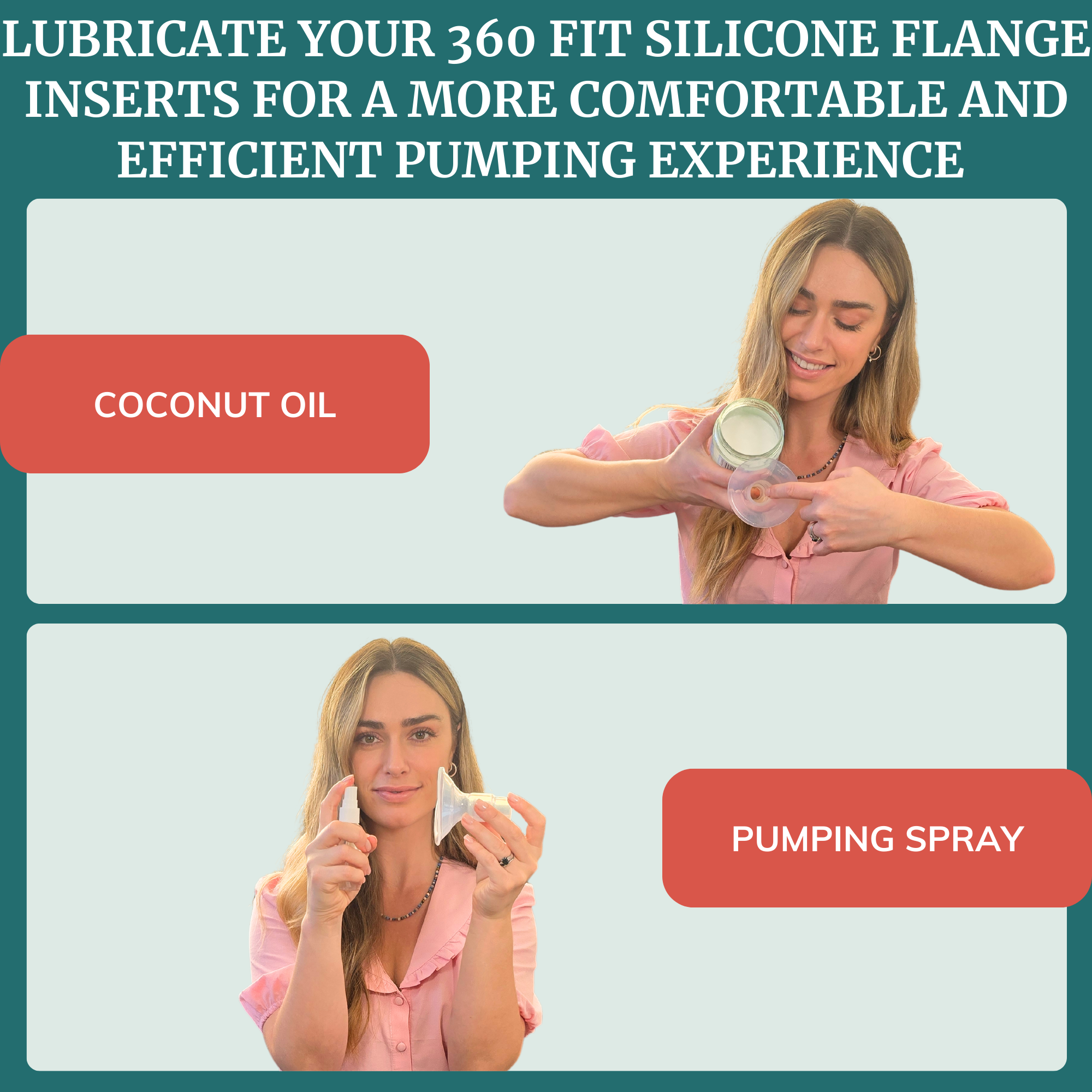 360 Fit Silicone Flange for Idaho Jones, Pumpables & Legendairy Milk