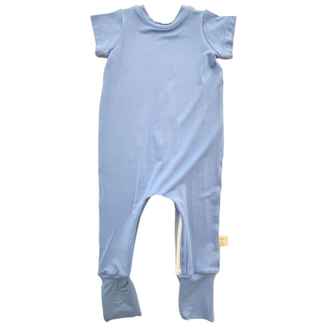 Ocean Bamboo Lyocell Zip Romper