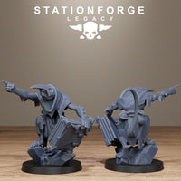 3D Printed Rotfang Plague Bearers by Stationforge Legacy Miniatures