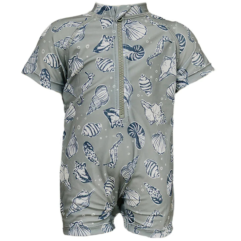 Sea Shell Zipper Swimsuit - BIG FRENCHIES