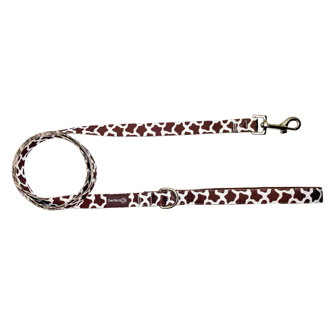 Chocolate Cow Leash