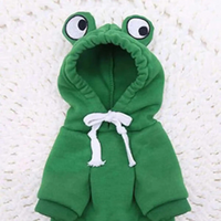 Cute Frog Pet Sweater – Green Hoodie for Small & Medium Dogs - BIG FRENCHIES