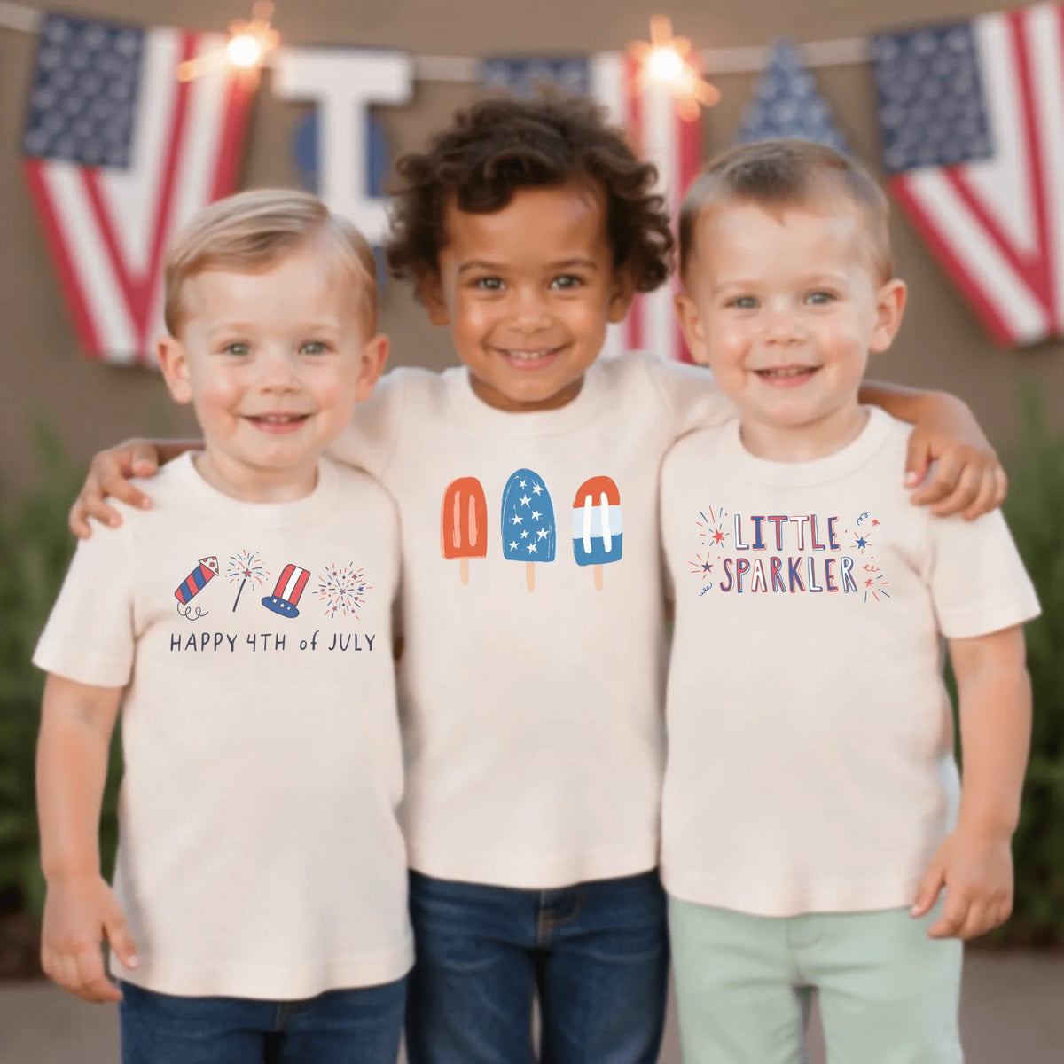 short sleeve pajama set | popsicles - BIG FRENCHIES