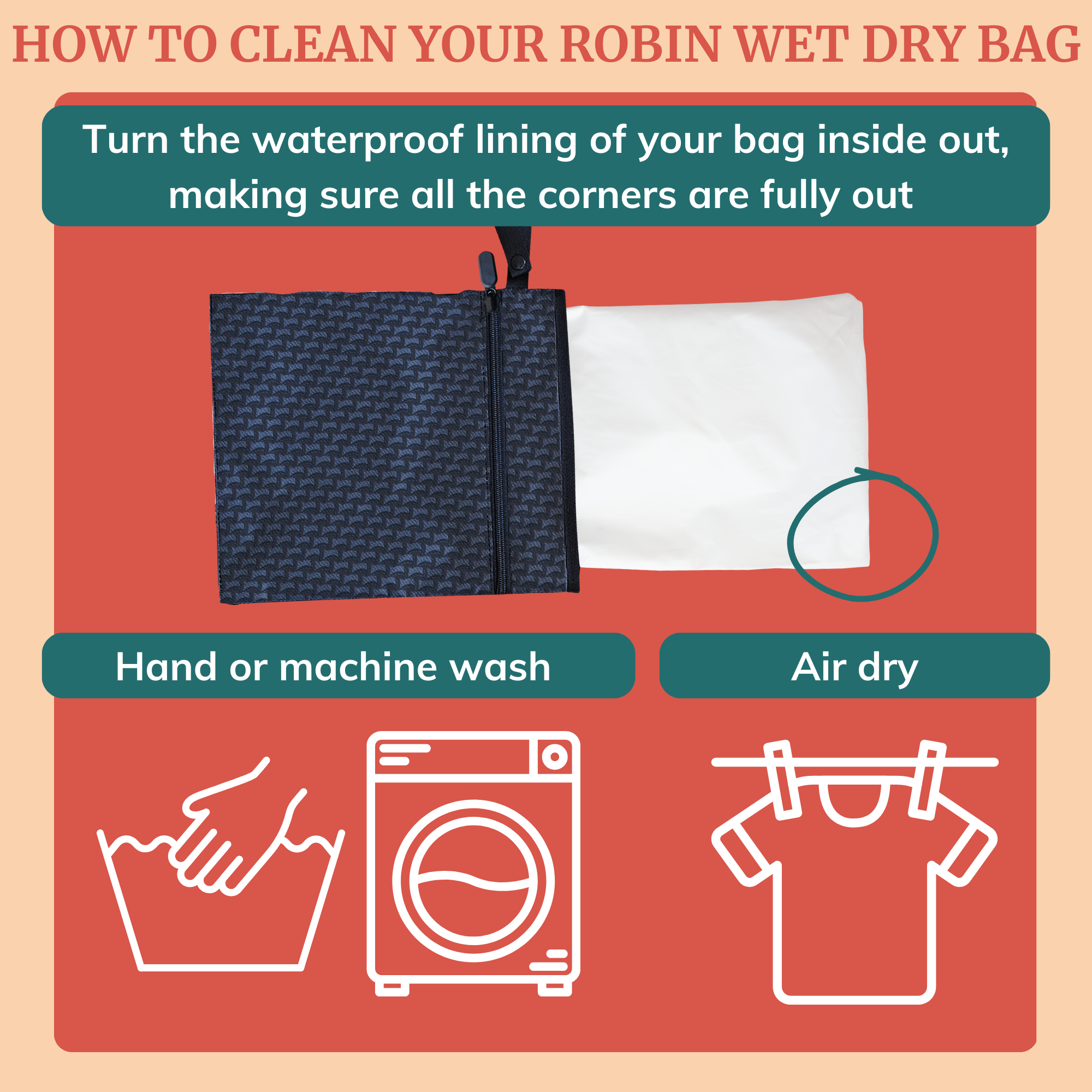 Wet Dry Bag for Pump Parts - Robin
