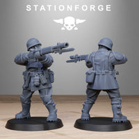 3D Printed FreeGuard Infantry by StationForge Miniatures