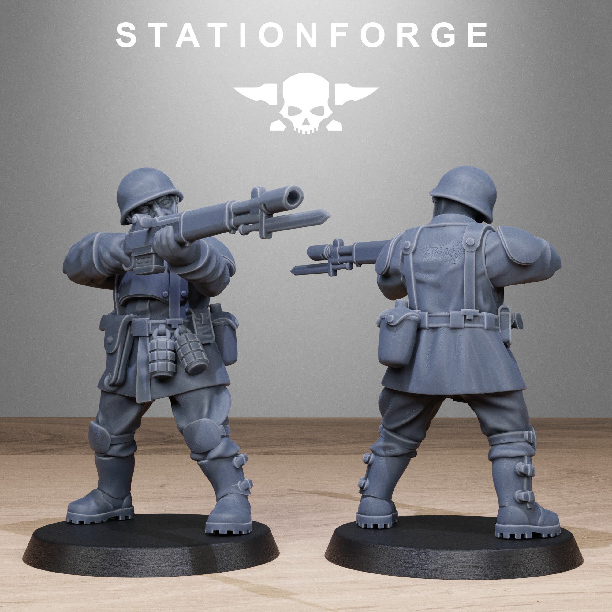 3D Printed FreeGuard Infantry by StationForge Miniatures