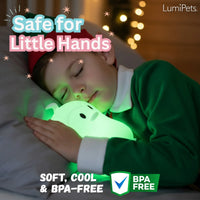 LumiPets® Pebbles the Penguin- Children's Touch Night Light - BIG FRENCHIES