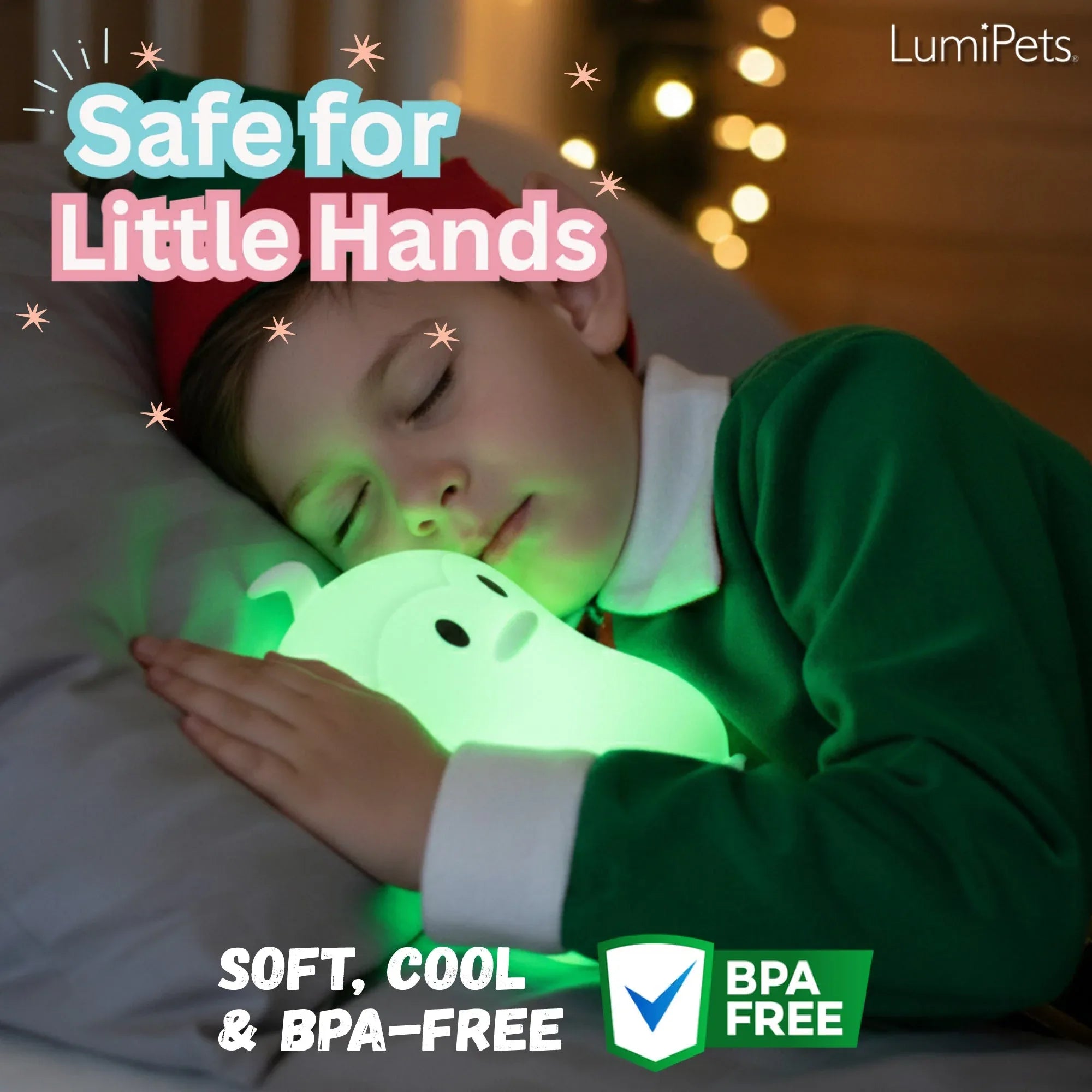 LumiPets® Pebbles the Penguin- Children's Touch Night Light - BIG FRENCHIES