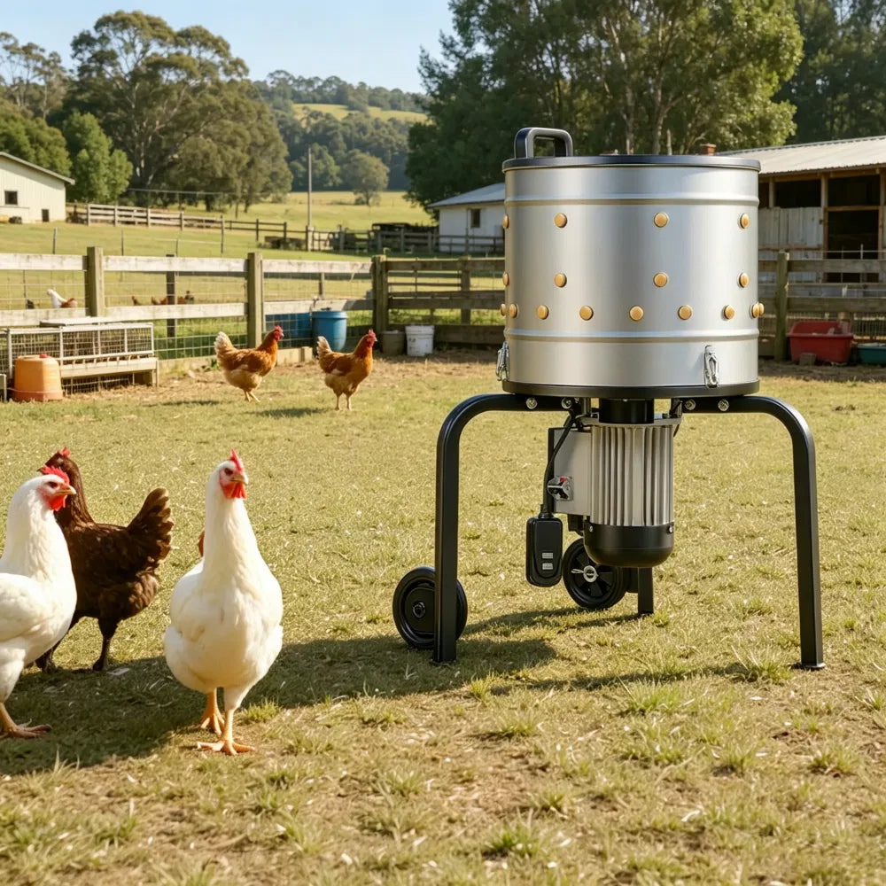 Plucker Machine with Easy to Clean and Space-Saving for Outdoor