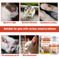 Pet Hemostatic Powder, Fast Bleeding Stop Wound Care Powder For Dogs Cats, Gentle Pet Nail Cut Skin Injury Healing Powde