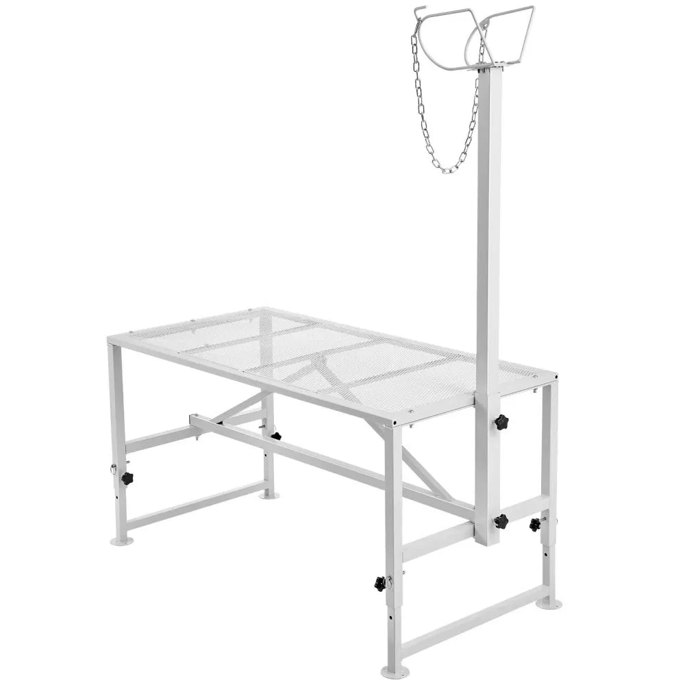 Livestock Stand with Adjustable Height and Metal
