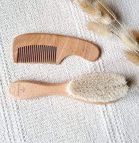 Wooden Baby Brush and Comb Set - BIG FRENCHIES