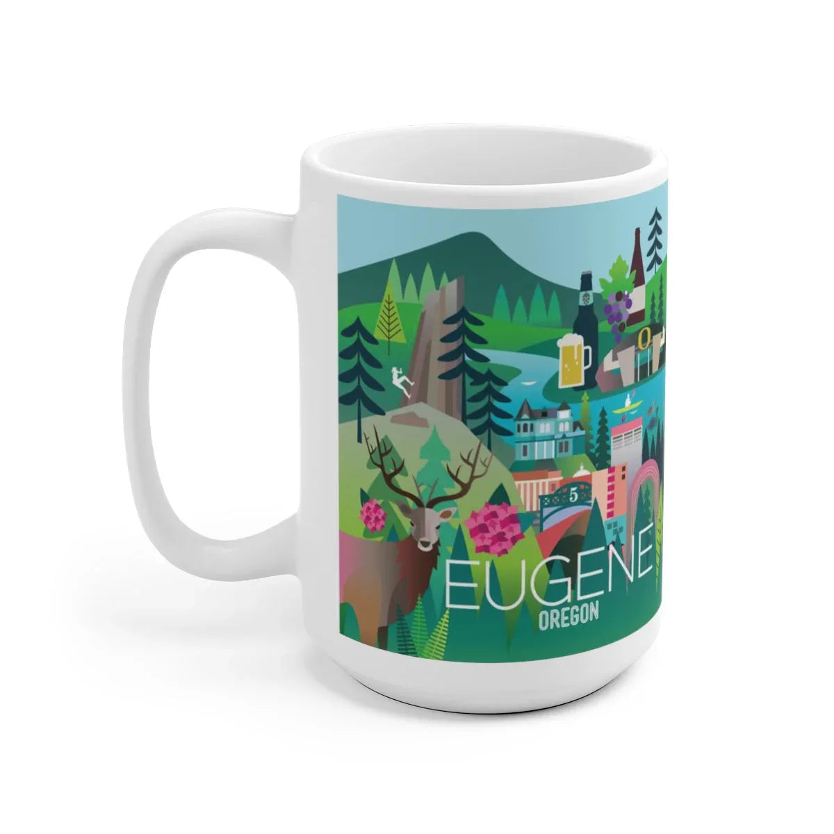 EUGENE 11 OZ OR 15 OZ CERAMIC MUG - BIG FRENCHIES