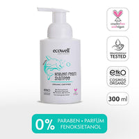 Ecowell Organic Baby Shampoo & Body Wash - Gentle, Fragrance-Free, Vegan & Cosmos Certified for Newborns