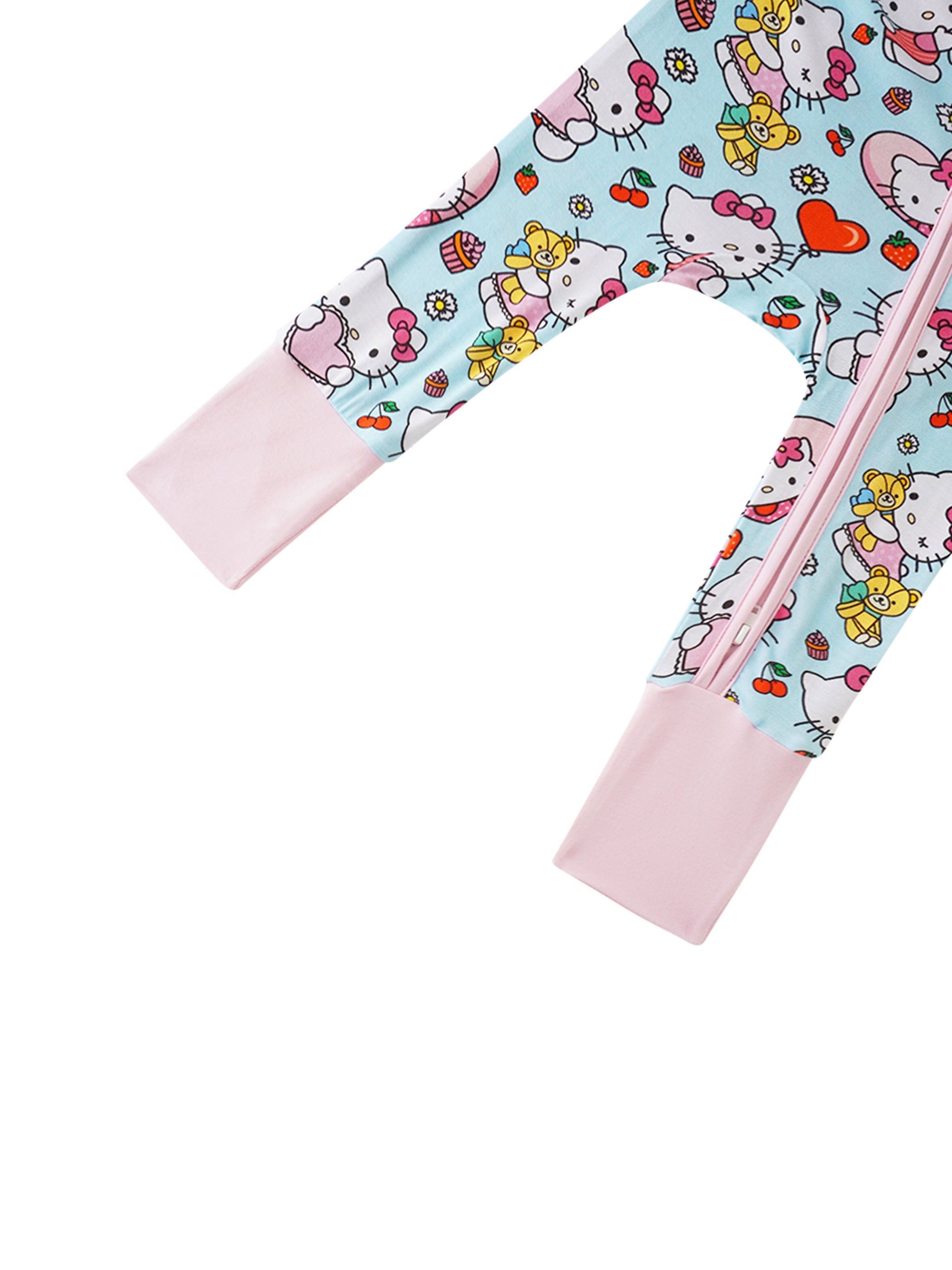 PoshTOT Sanrio Love Hello Kitty Bamboo Baby Convertible Zippy Romper