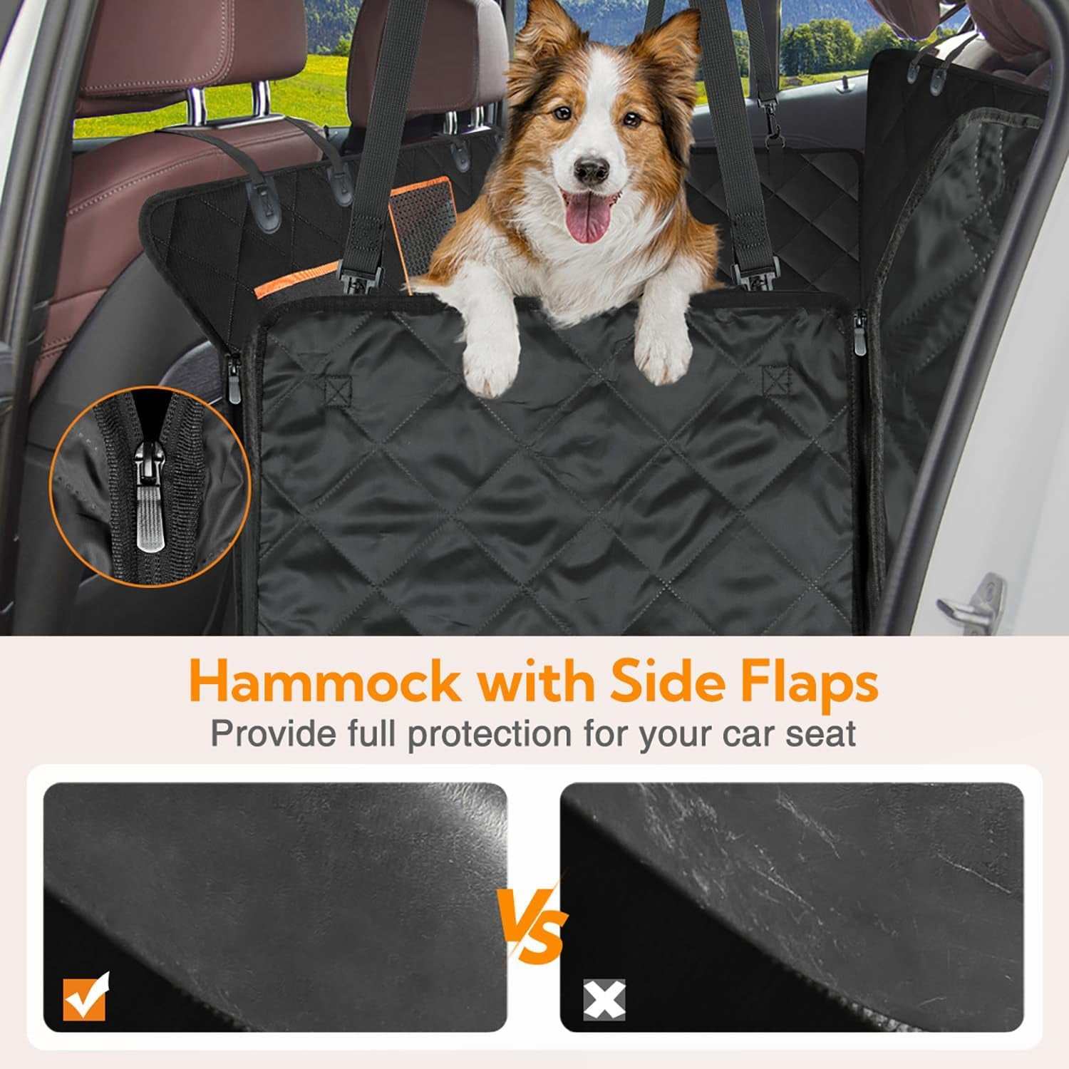 Waterproof Dog Cover for Back seat - BIG FRENCHIES