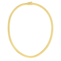 14k Yellow Gold Tubogas Necklace (5.00 mm)