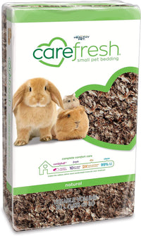 99% Dust-Free Natural Paper Small Pet Bedding with Odor Control, 30 L - BIG FRENCHIES