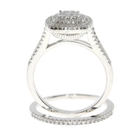 Genuine Cubic Zirconium CZ SS Bridal Sterling Silver