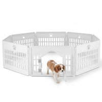 Plastic Dog With Movable Enclosure, Suitable For Small And Medium-sized Dogs, Cats And Rabbits.