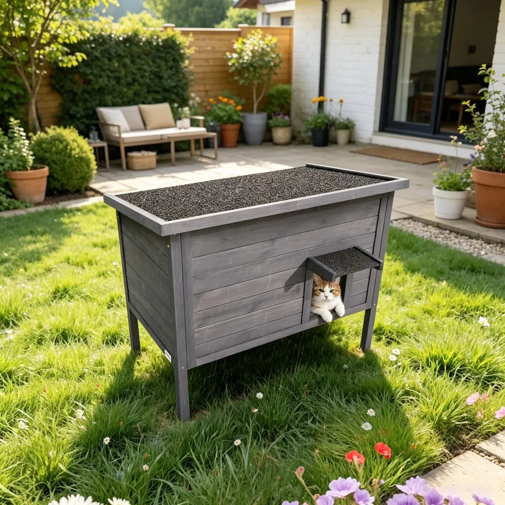 Insulated Cat House for Outdoor