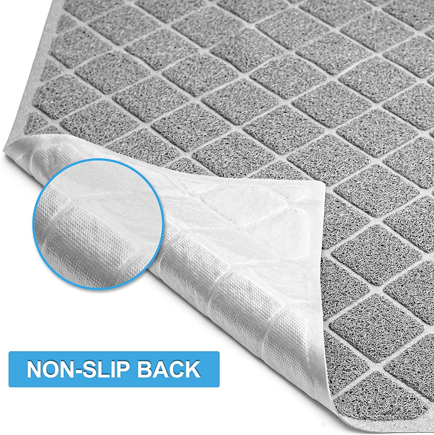 Premium Cat Litter Mat, Litter Box Mat with Non-Slip and Waterproof Backin - BIG FRENCHIES