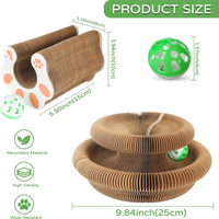 1 Pack Kitty Kurlz Cat Scratcher Toy Interactive For Indoor Cats