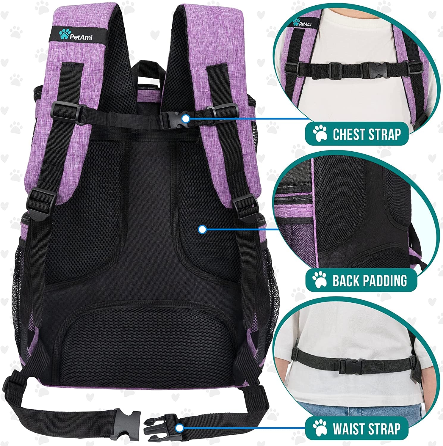 Dog and cats Backpack Carrier - BIG FRENCHIES