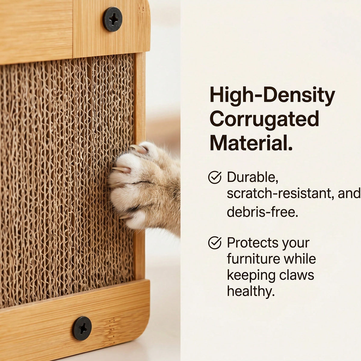 2 Styles Double Layer Cat Scratcher House Multifunctional Corrugated Paper Cat Nest Villa Large Space Cat Cave Bed With 