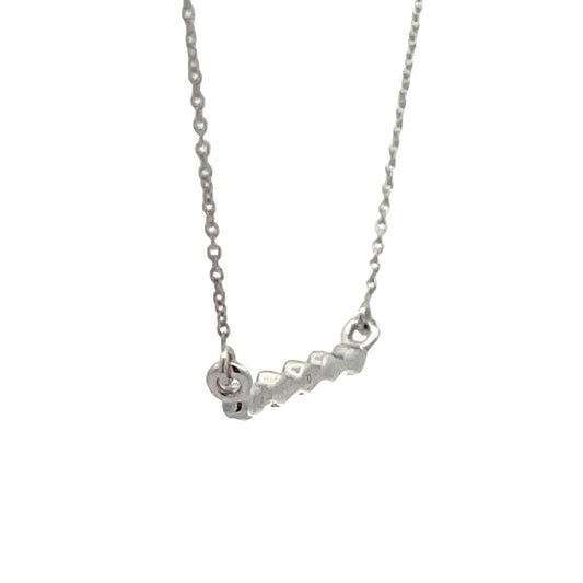 Genuine .05ct Diamond Fashion Pendants 14KT White Gold