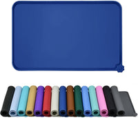 Silicone Dog & Cat Feeding Mat with Raised Edge, Waterproof & Non-Slip